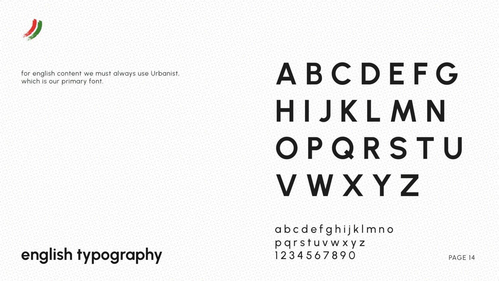 one typeface, four weights